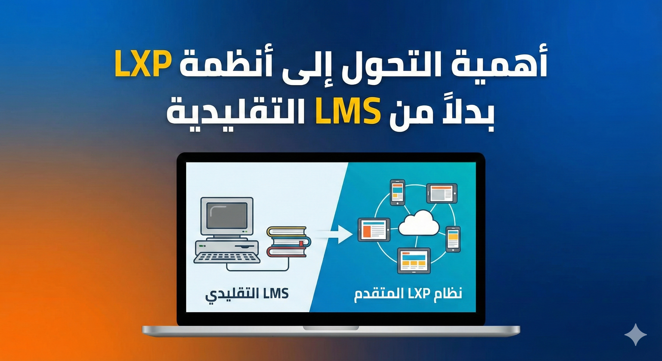 أهمية التحول إلى أنظمة LXP بدلاً من LMS التقليدية.
